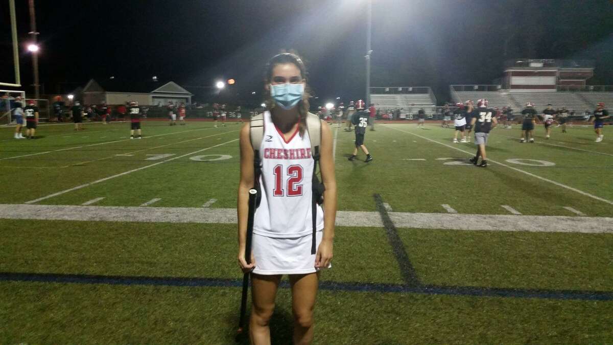 Lauren Houle had a goal and an assist to lead Cheshire field hockey to a 3-0 SCC win over Branford.