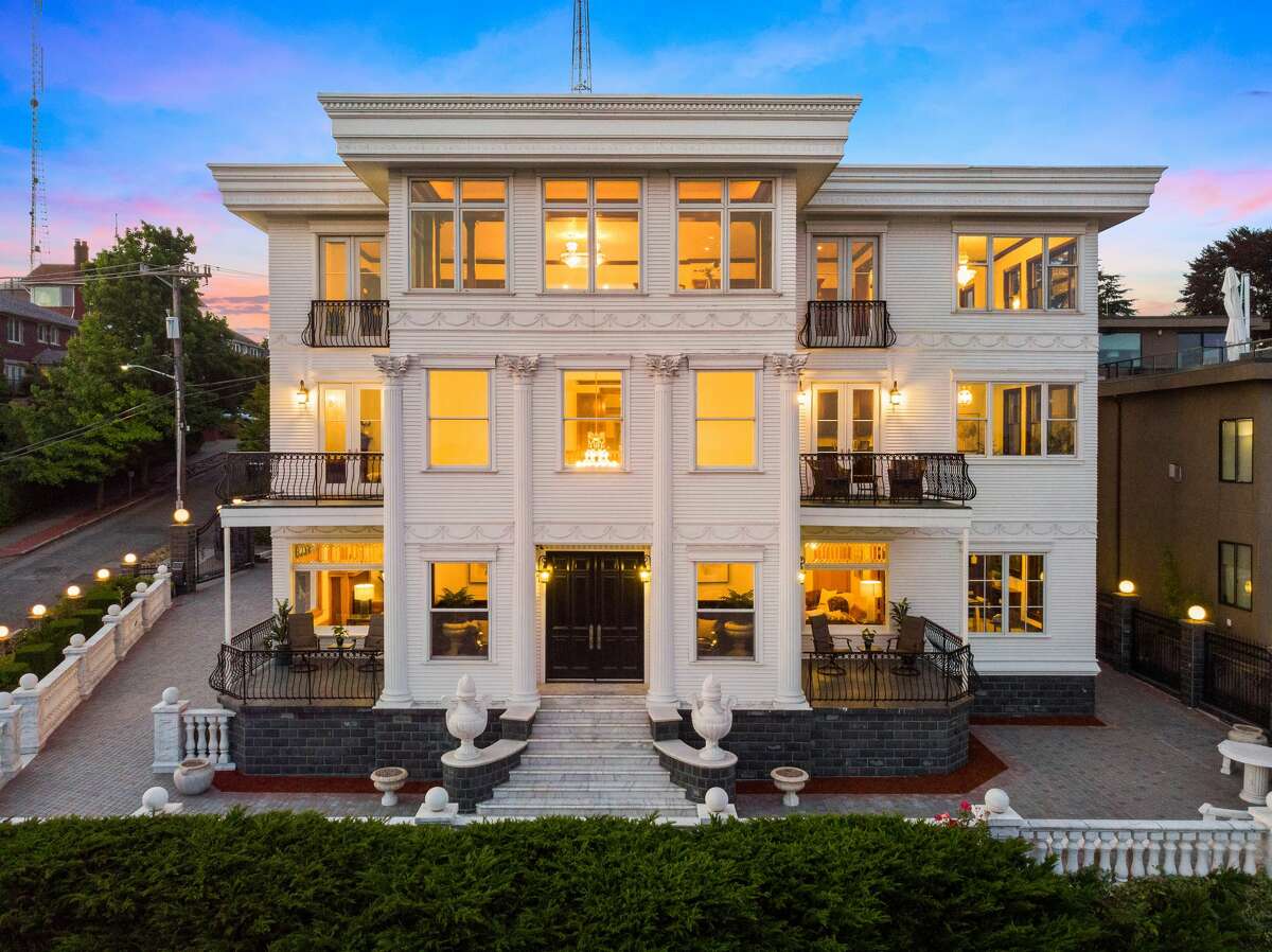 The home, built in 1902, has 5 bedrooms and 7.25 baths.
