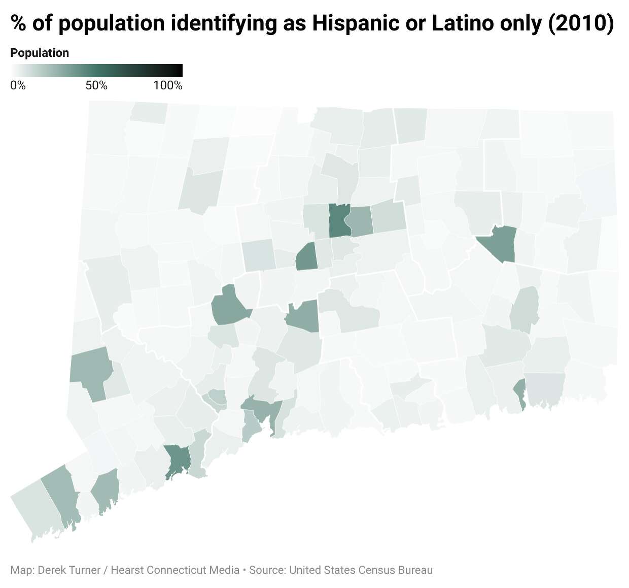 Hispanic or Latino population 2010