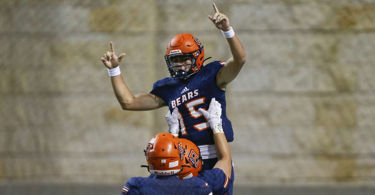 Cypress football, with big night from QB Aidan Houston, tops