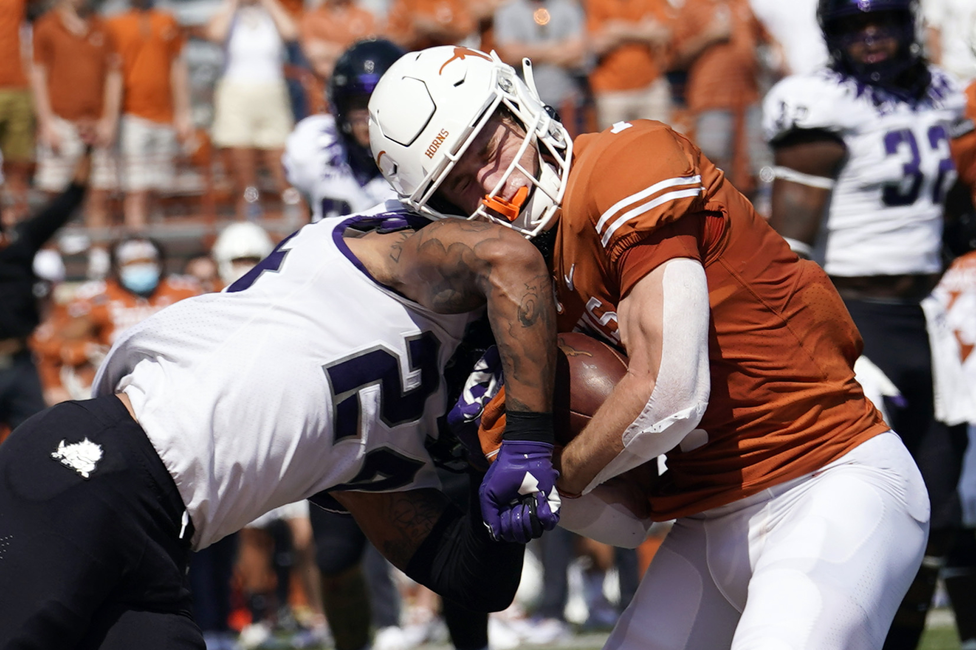 Oct. 3: TCU 33, No. 9 Texas 31