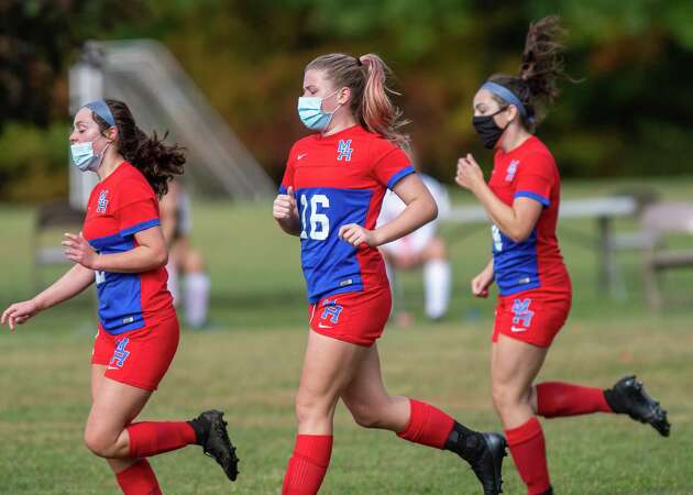 Story photo for Section II soccer players prefer masks over not playing