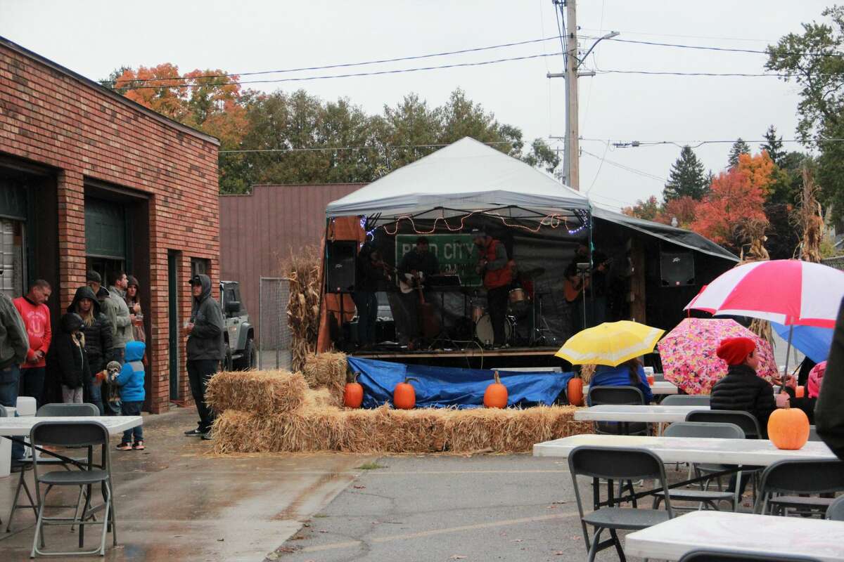 Residents braved the cold Saturday as they celebrated Reed City's inaugural Octoberfest Celebration. Hosted by Reed City Brewery, live music played as guests enjoyed German-inspired beer and food.