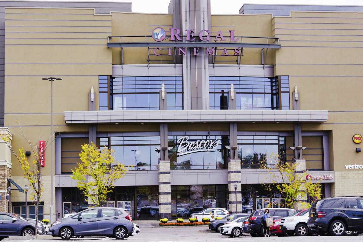 A view of the Regal Cinemas at Colonie Center Mall on Sunday, Oct. 4, 2020, in Colonie, N.Y. (Paul Buckowski/Times Union)