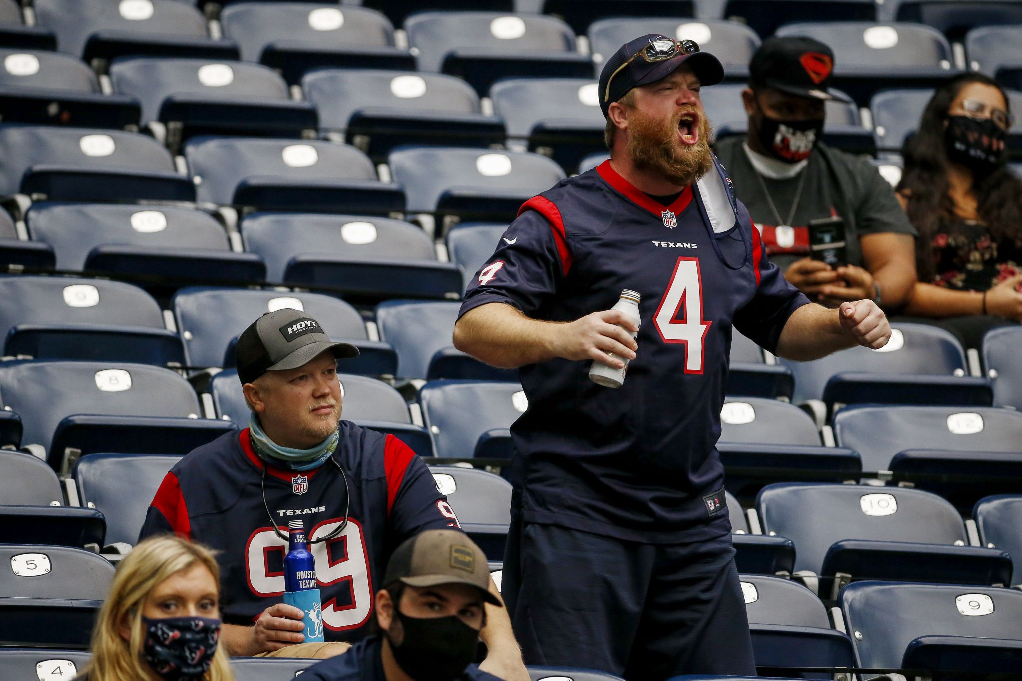 No Houston Texans fans at first 2020 home game in NRG Stadium