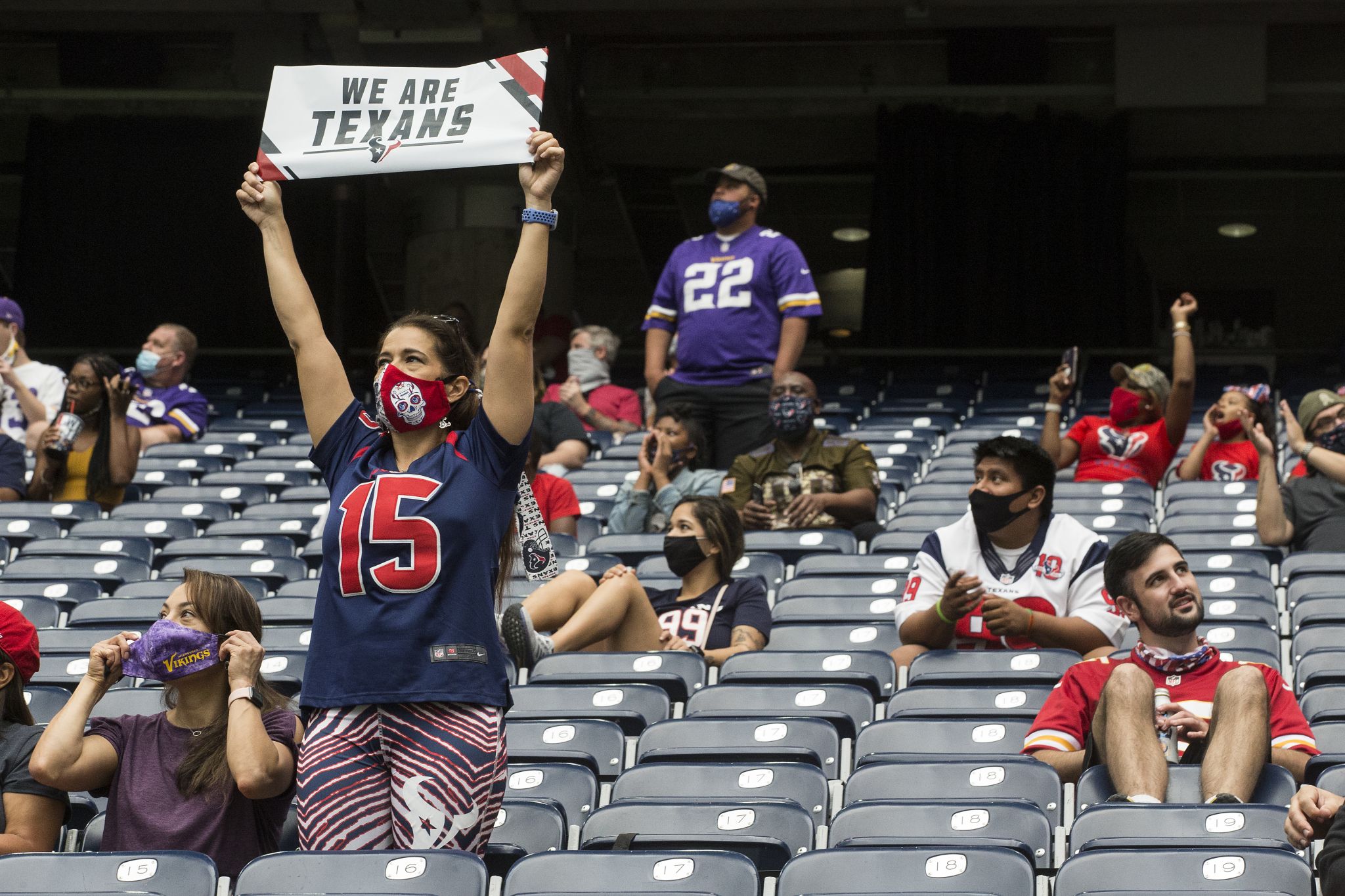 No Houston Texans fans at first 2020 home game in NRG Stadium