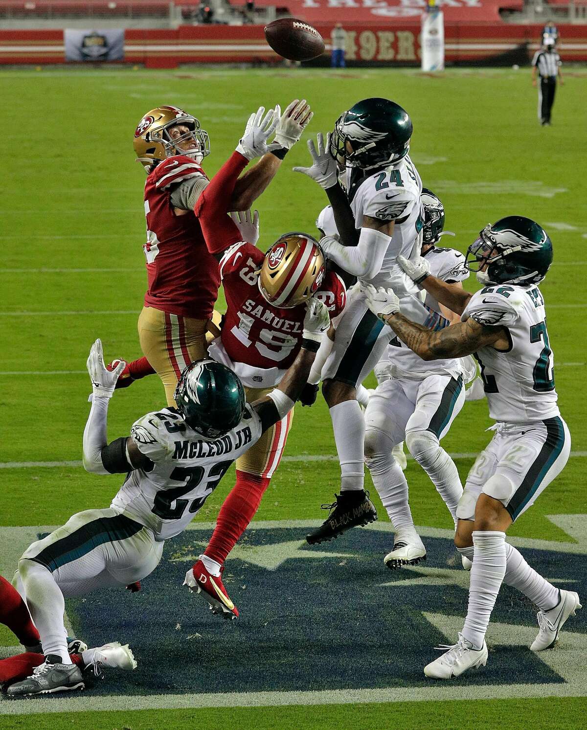 Miscues from Nick Mullens doom 49ers in 25-20 loss to Eagles