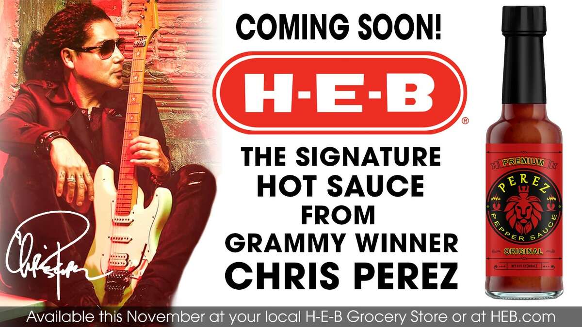 Chris Perez's signature hot sauce brand will be on H-E-B shelves next month.