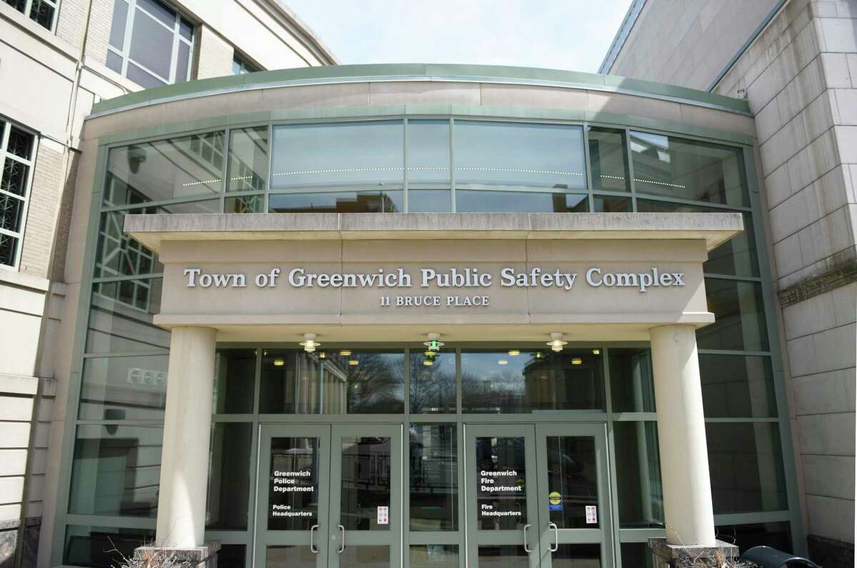 The Greenwich Public Safety Complex containing the town Police Department and the Fire Department in Greenwich, Conn., photographed on Tuesday, April 2, 2019.