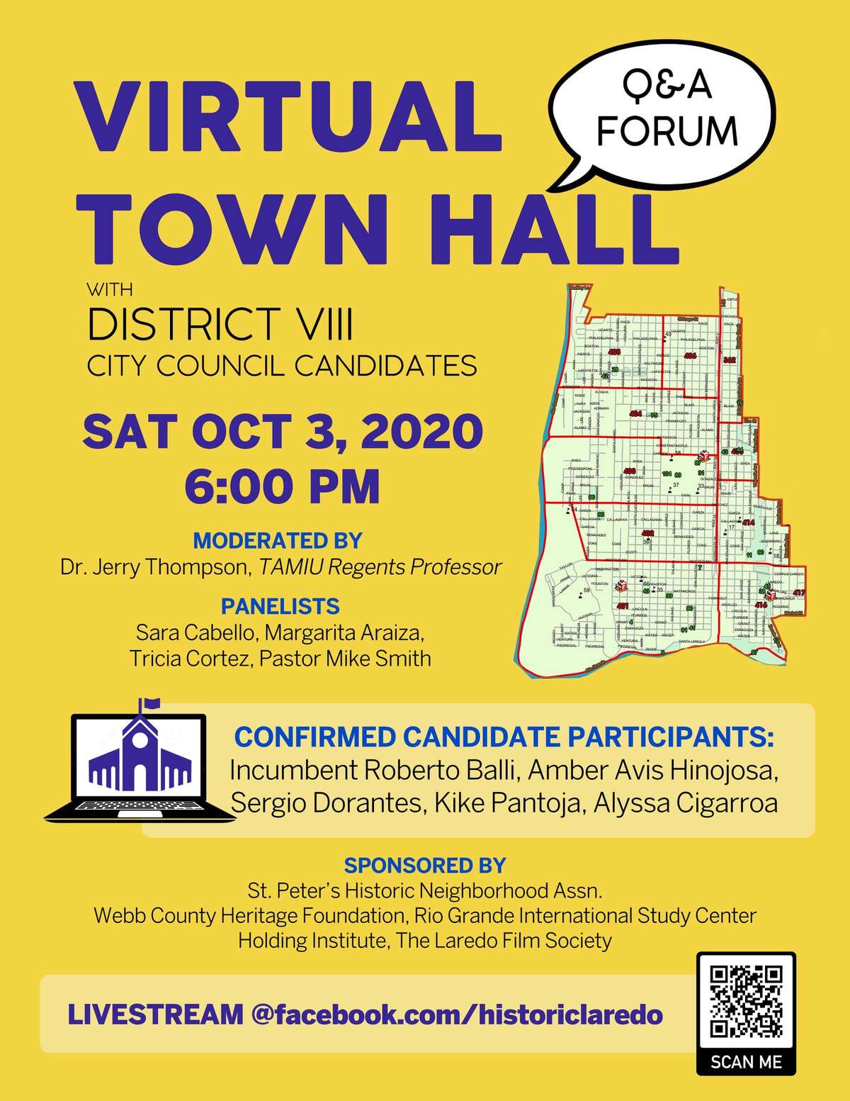 Virtual Town Hall District VIII