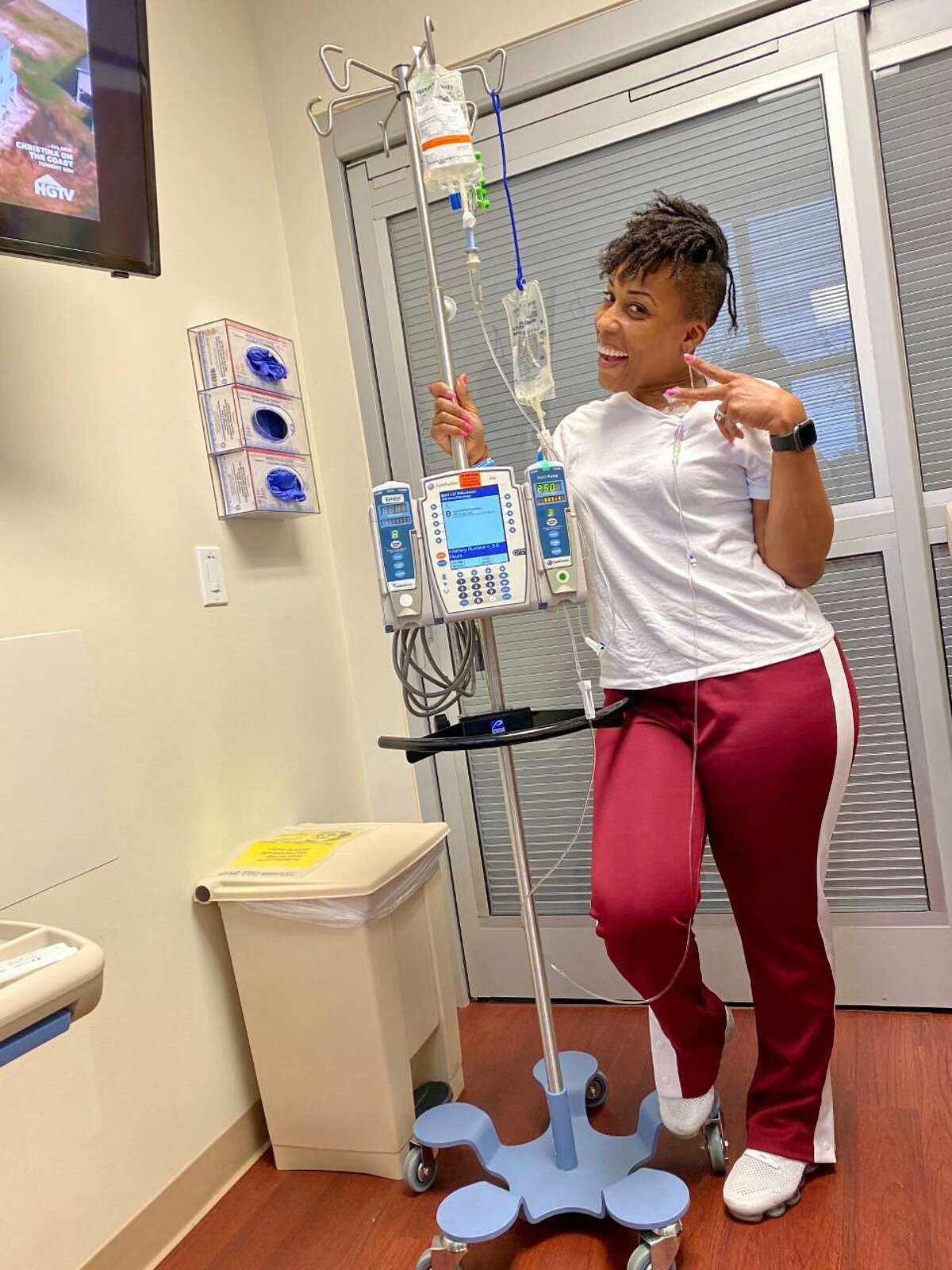 Tova Parker of Spring was diagnosed at Houston Methodist Willowbrook Hospital with breast cancer at age 41. She was declared cancer free on Juneteenth.