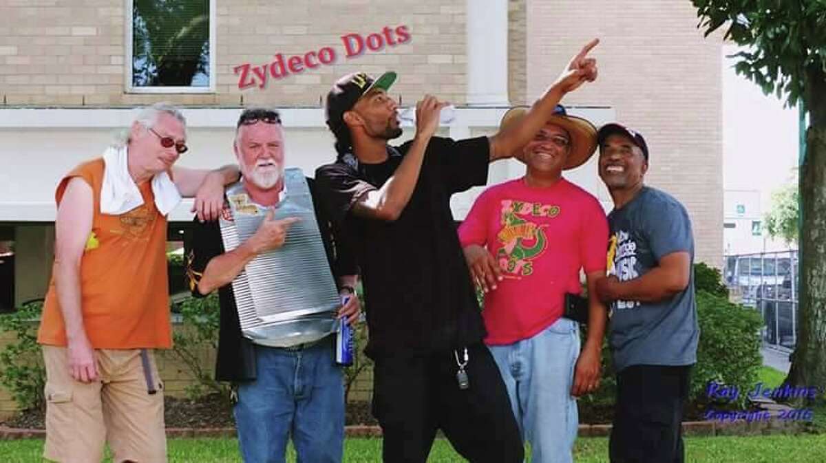 The Zydeco Dots kick off the Cajun Stage at the Conroe Cajun Catfish Festival on Saturday at 12:30 p.m. Pictured from left are band members Tom Potter, Mike Vee, Malcolm Rossyion, Joe Rossyion and Thurman Hurst.