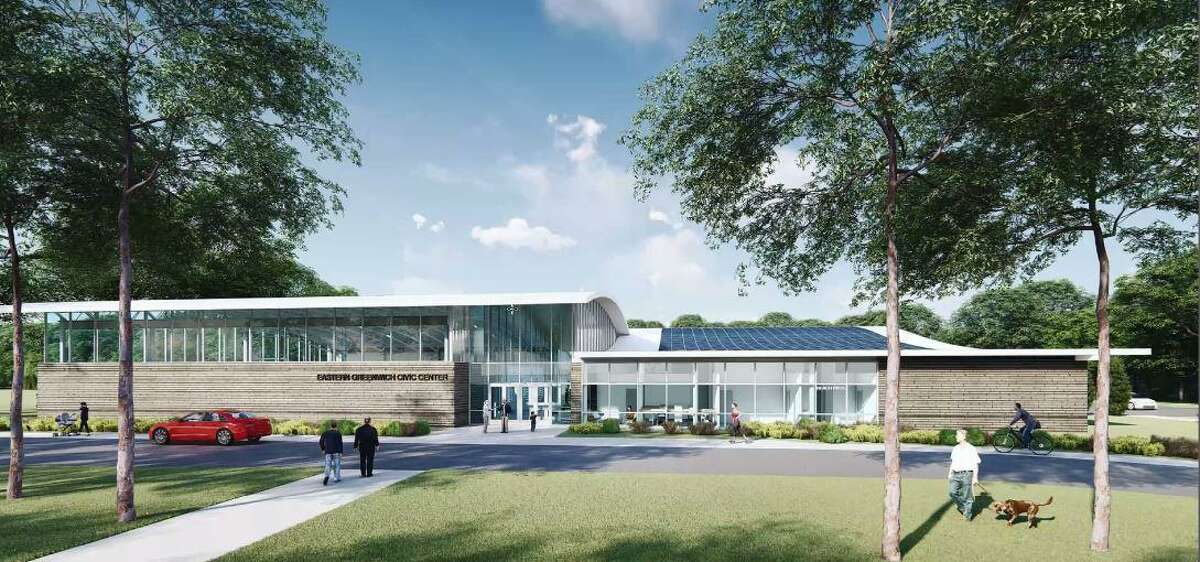 A rendering of the proposed new Eastern Greenwich Civic Center in Old Greenwich.