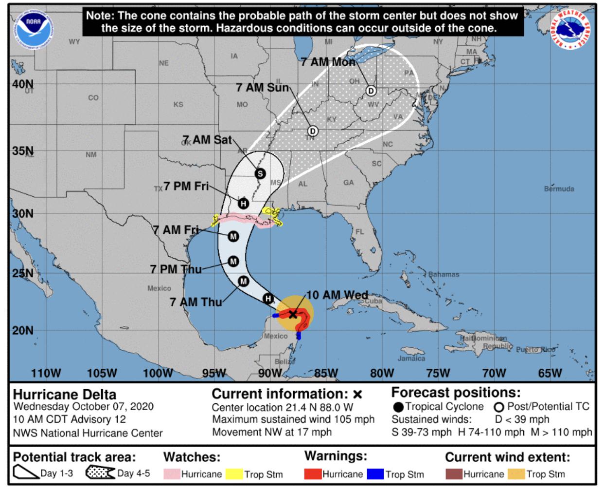 Jefferson, Orange counties on hurricane watch