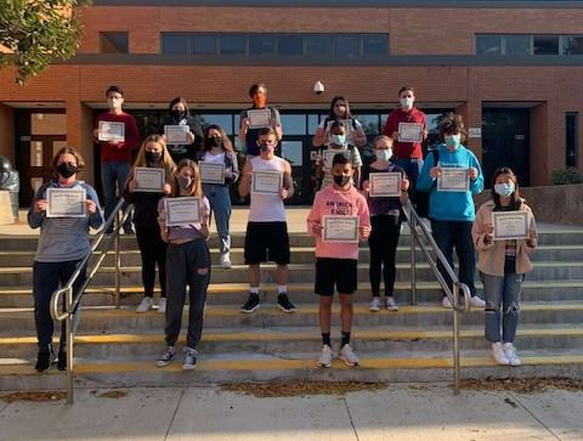 Shelton High School has announced awards for its September students and employee of the month.