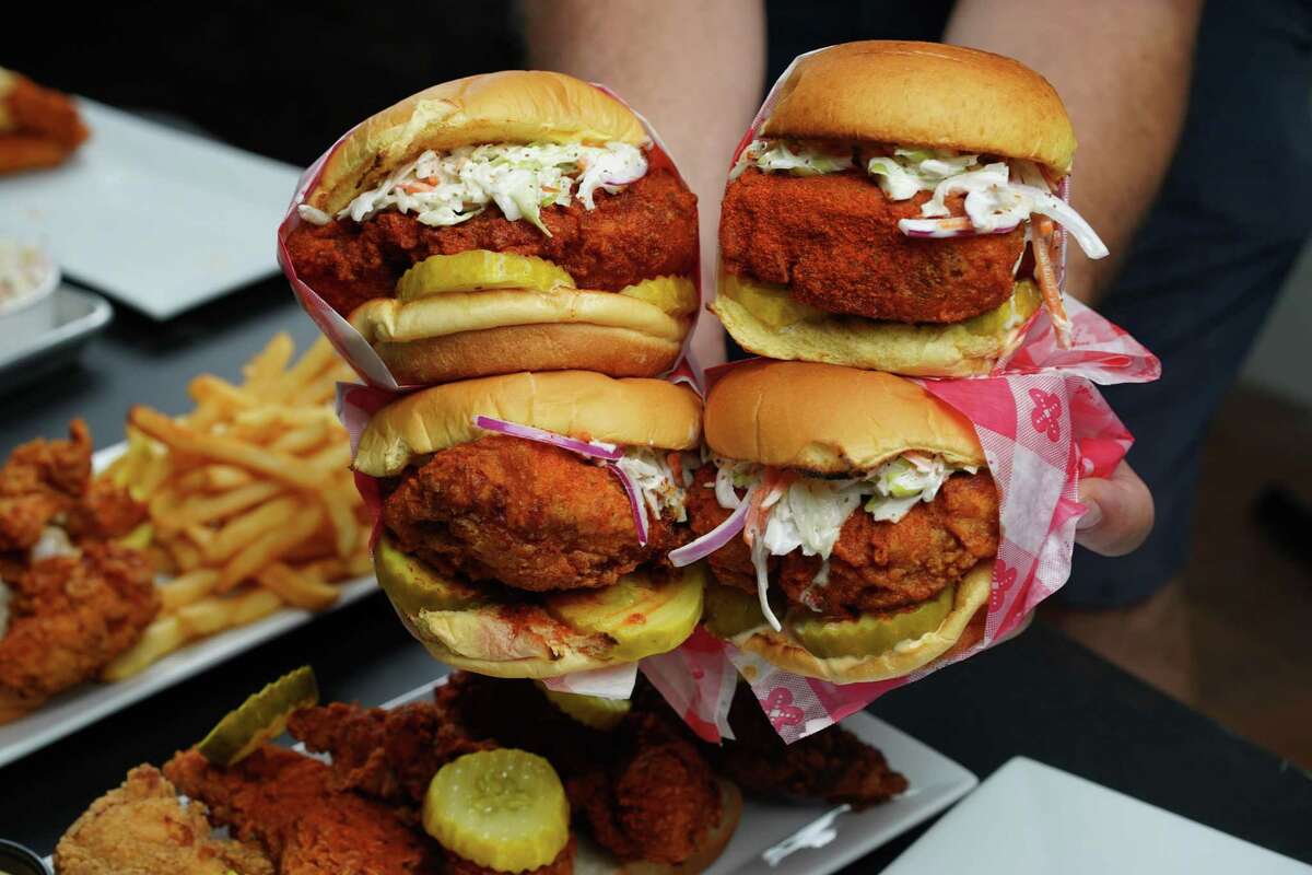 The sandwiches at Haven Hot Chicken, which opened Oct. 17 in New Haven.