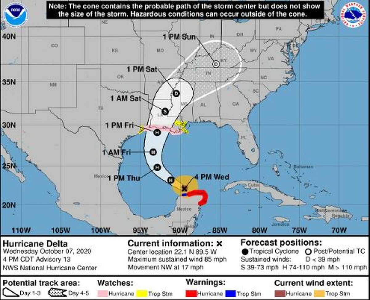 Hurricane Delta expected to bring storm surge, strong wind to southeast ...