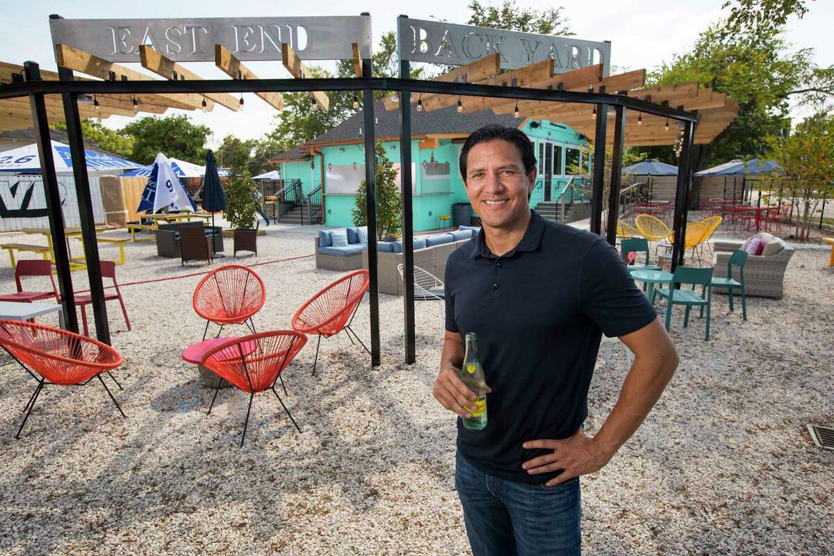 Former Houston Dynamo star Brian Ching is opening a massive new outdoor bar, East End Backyard in EaDo. The owner of another EaDo bar, Pitch 25, Ching's new outdoor venture comes at a time when patio dining is Houston's preferred method of dining and drinking. The bar will serve from from a rotating list of food trucks.