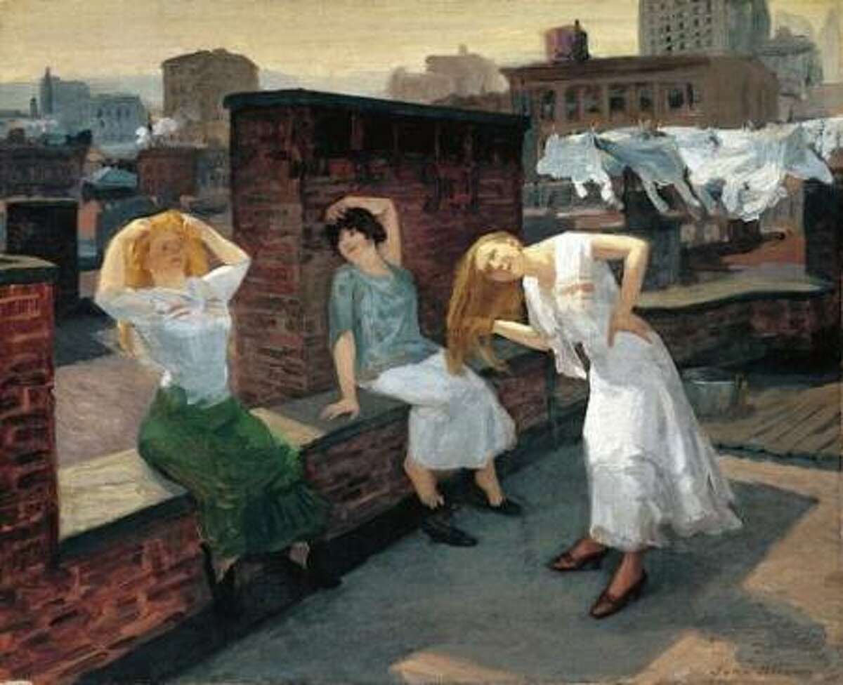 Sunday, Women Drying Their Hair, 1912 by John Sloan