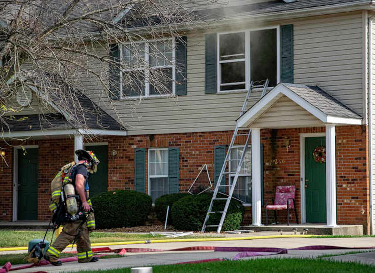 Edwardsville townhome fire results in multiaid request