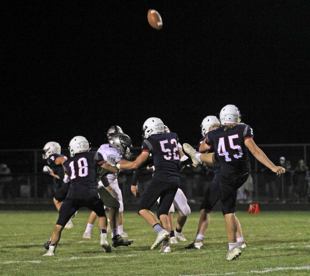 The Cass City Red Hawks spoiled USA's homecoming on Friday night as the Red Hawks rallied late in the game to beat the Patriots, 28-24.