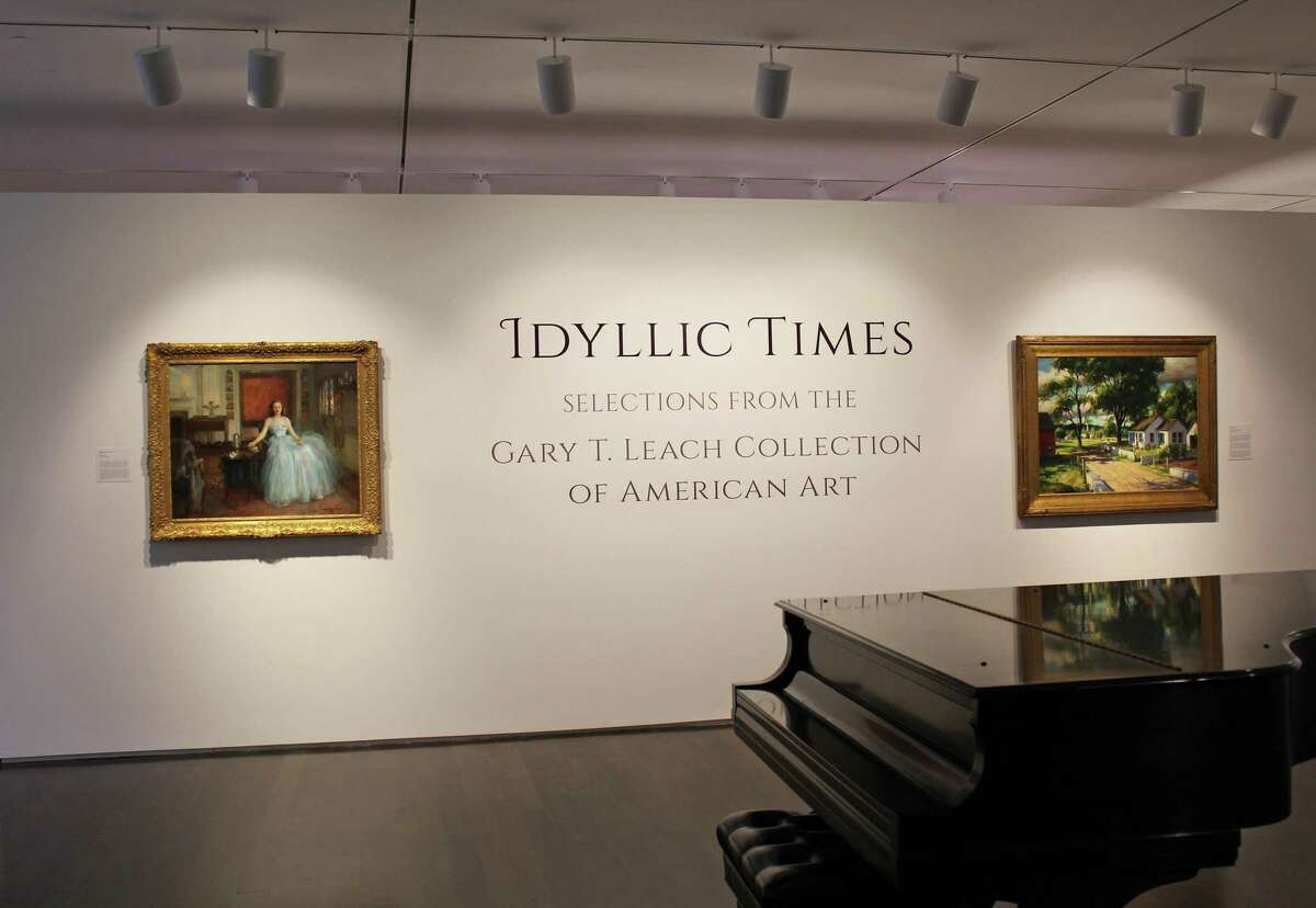 Idyllic Times: Selections from the Gary T. Leach Collection of American Art is featured in the Main Gallery of the Pearl Fincher Museum of Fine Arts this fall.