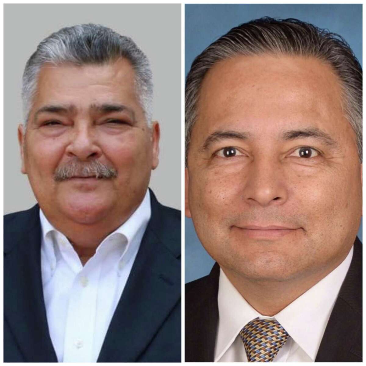 Manuel Lopez, left, lost to Ernesto Arrellano Jr. in a bid for the District 2 seat on the South San ISD board.
