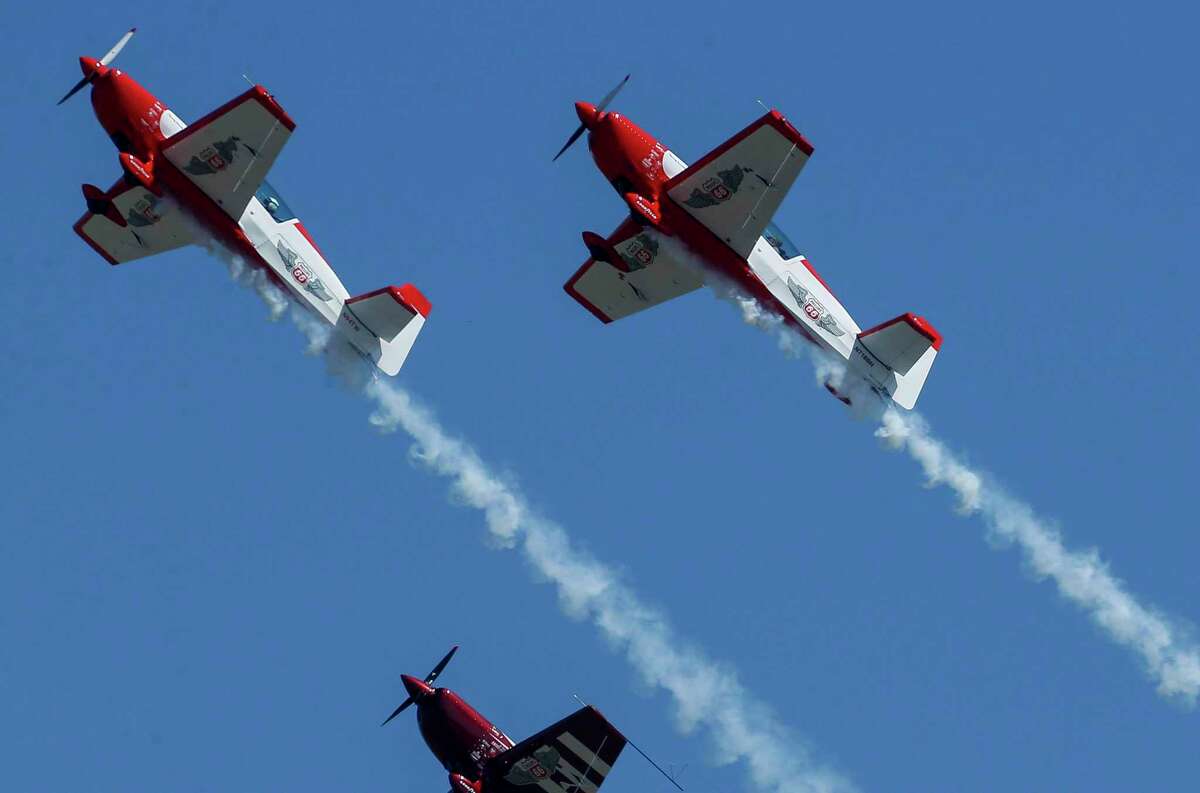 At Wings Over Houston Airshow, an annual affair adapts to peculiar