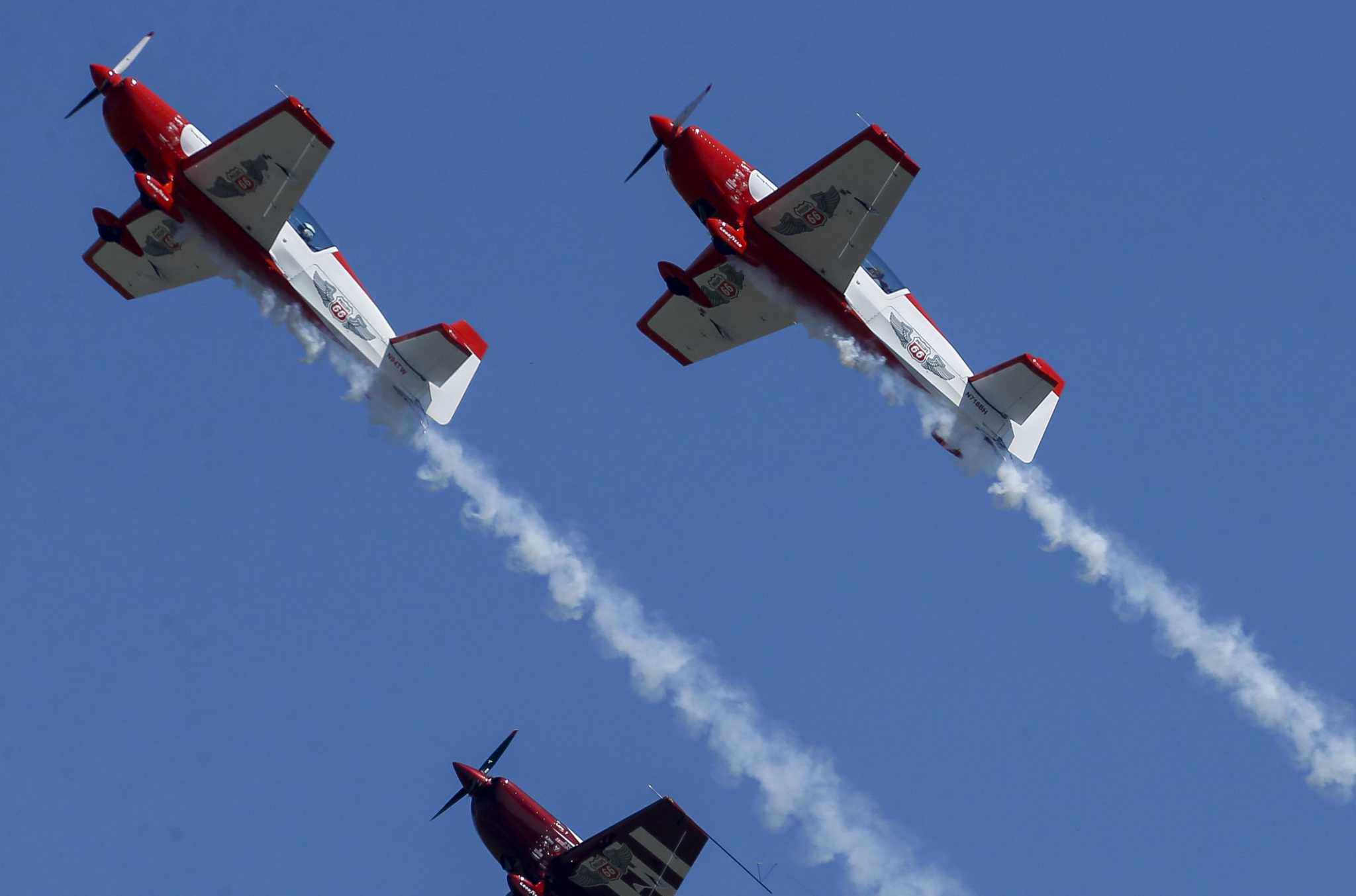 At Wings Over Houston Airshow, an annual affair adapts to peculiar