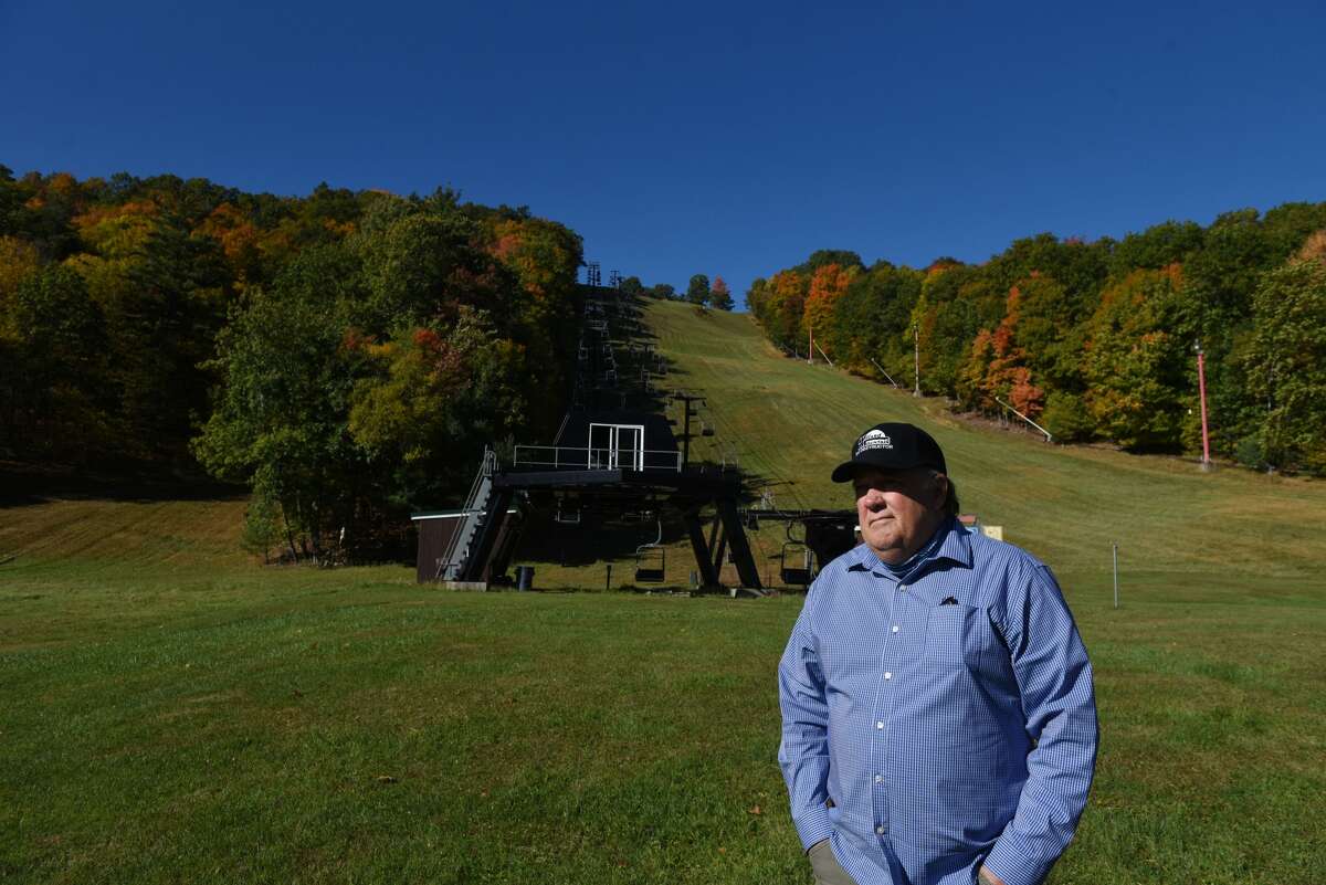 Chic Wilson, owner of Willard Mountain, is pictured at his ski resort on Friday, Oct. 9, 2020, in Greenwich, N.Y. Winter resorts are planning for the upcoming season. (Will Waldron/Times Union)