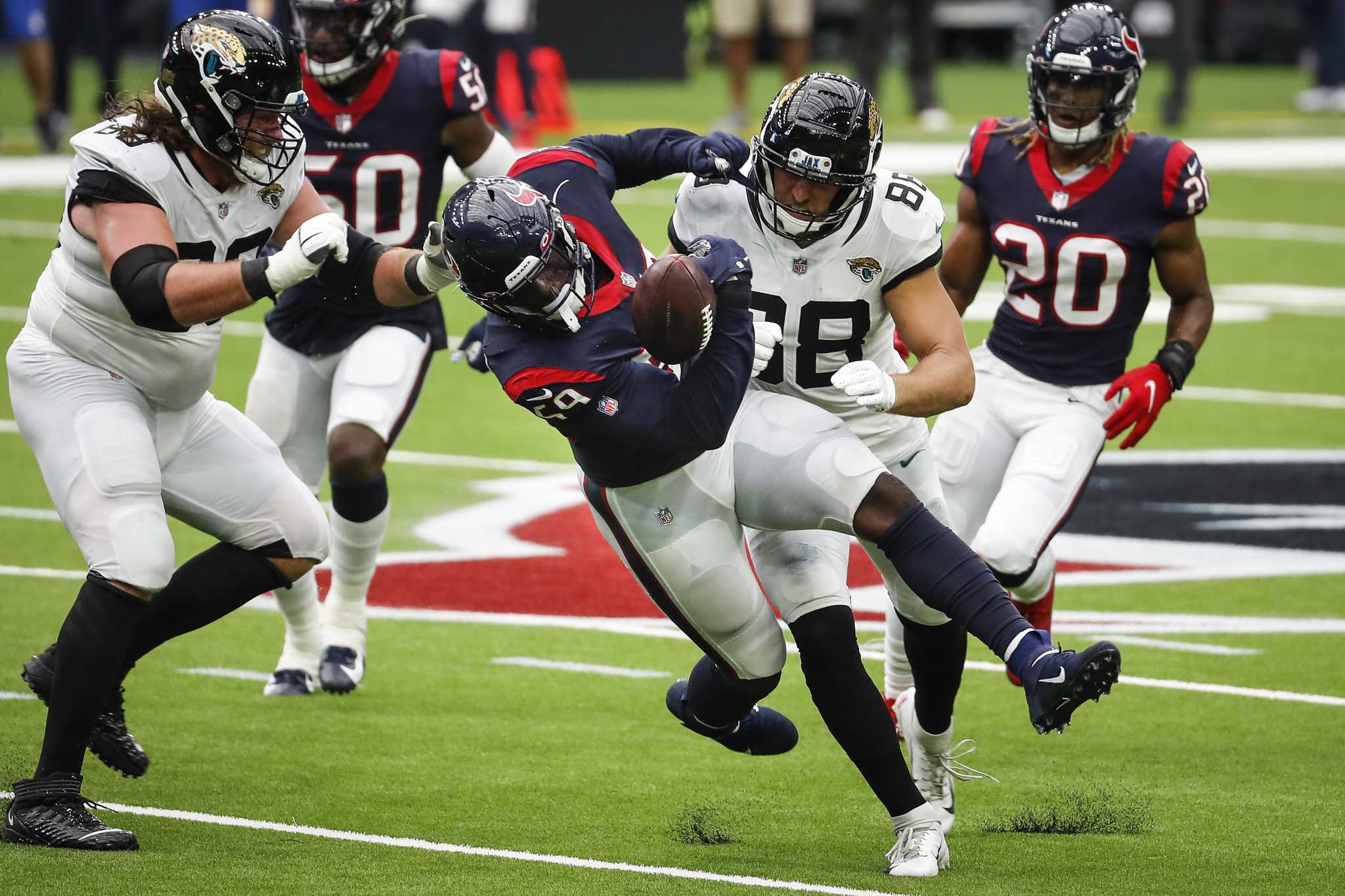 Jacksonville Jaguars rout Houston Texans at NRG Stadium