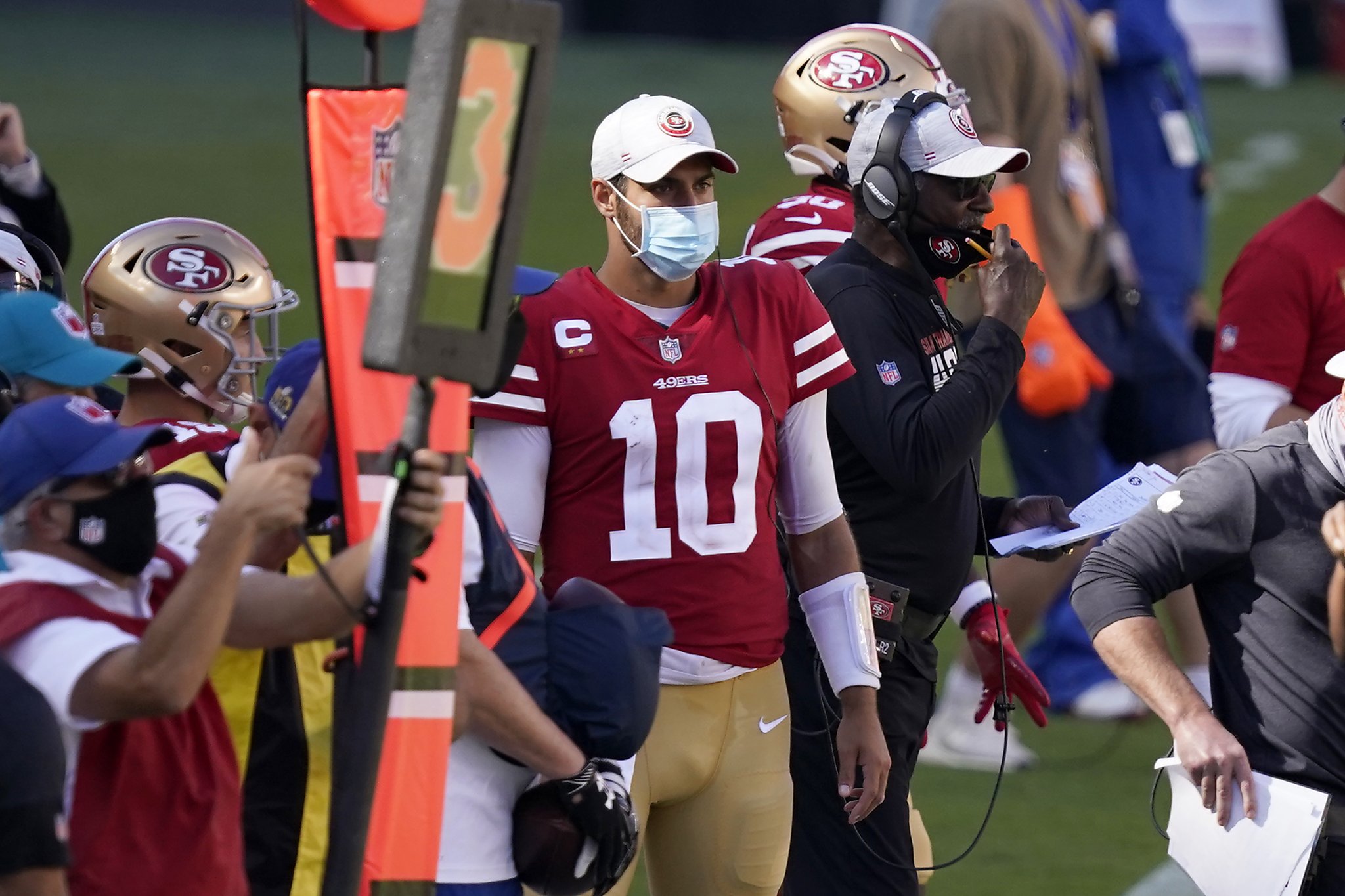 Raheem Mostert recalls the moment he had to tell Jimmy Garoppolo