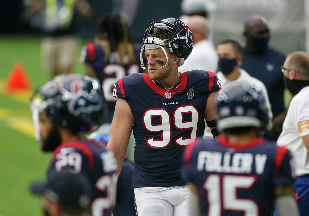 J.J. Watt Hits Home Run At Houston Astros Batting Practice (VIDEO)