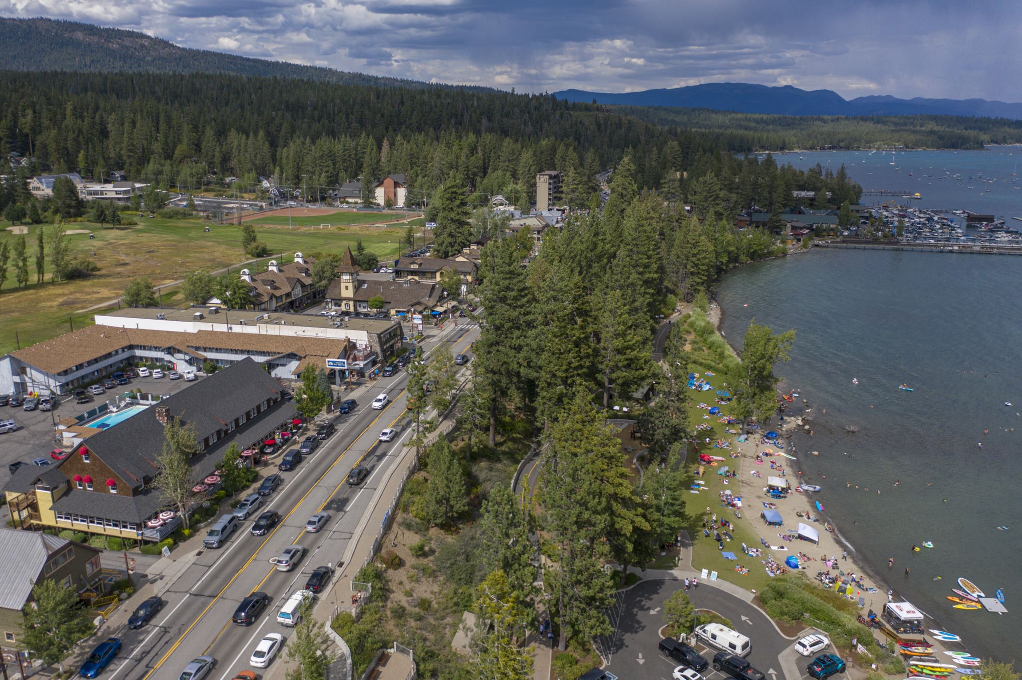 ‘It has never stopped’: Tahoe residents blame Airbnb, county for nonstop tourism in pandemic