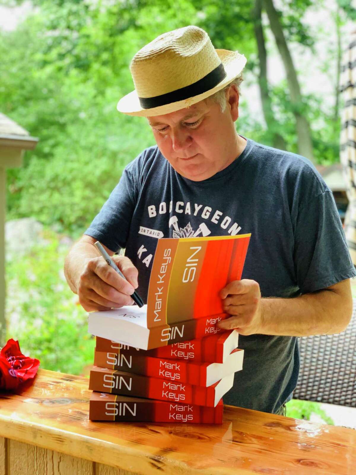 Norwalk author and former TV writer Mark Keys offers a sinful time in