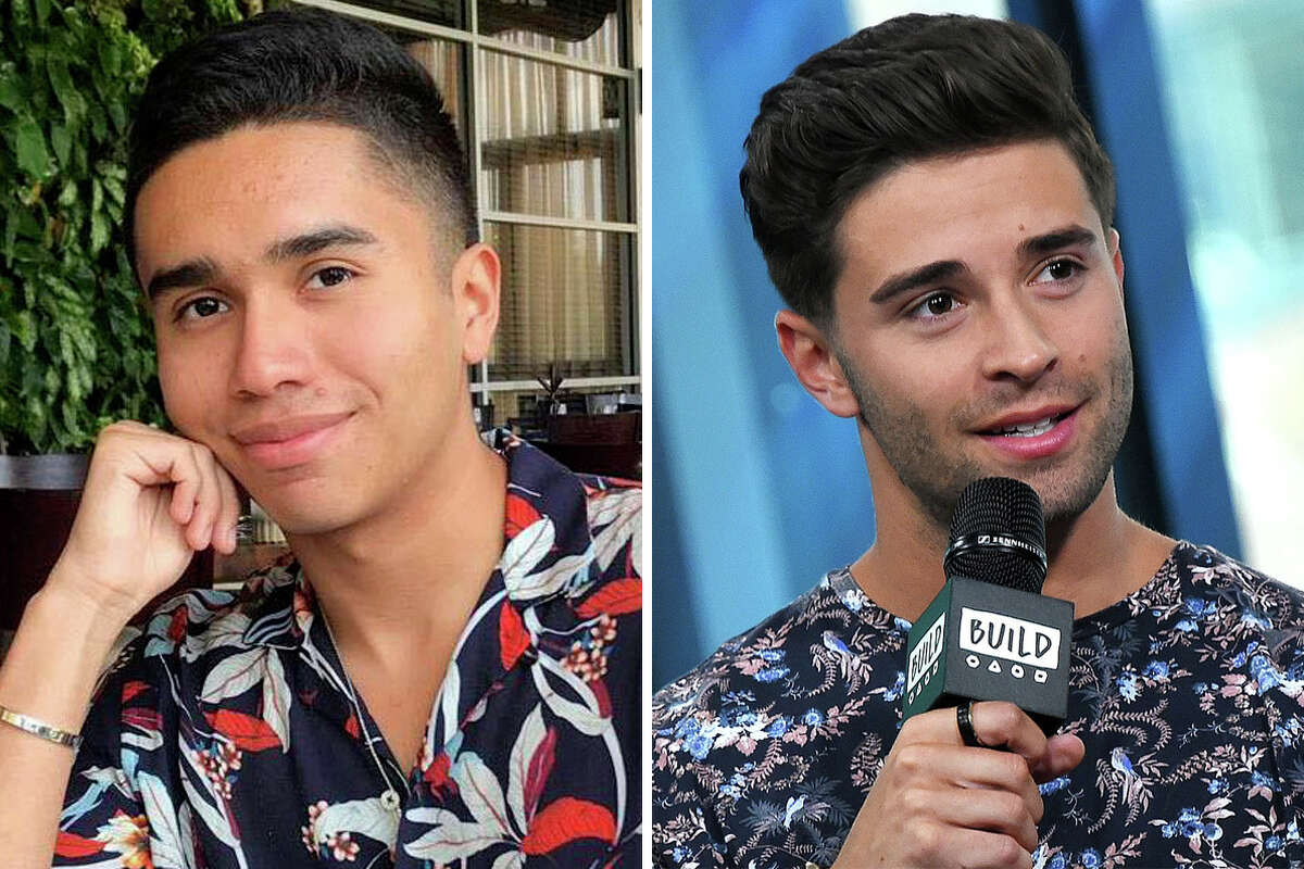 Mario Francisco Perez (left) is accused in Miami federal court of issuing violent threats to the girlfriend of pop singer Jake Miller (right) in a series of social media posts between June 2019 and September 2020.