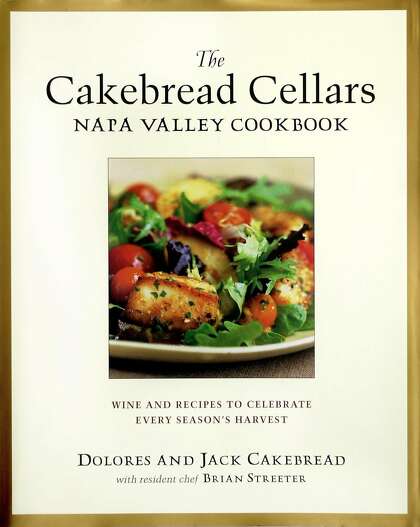 WINEBOOK09031_cl.jpg
Book jacket for "The Cakebread Cellars Napa Valley Cookbook." Authored by Delores and Jack Cakebread with resident chef, Brian Streeter.
Event on 10/6/03 in San Francisco.
CRAIG LEE / The Chronicle