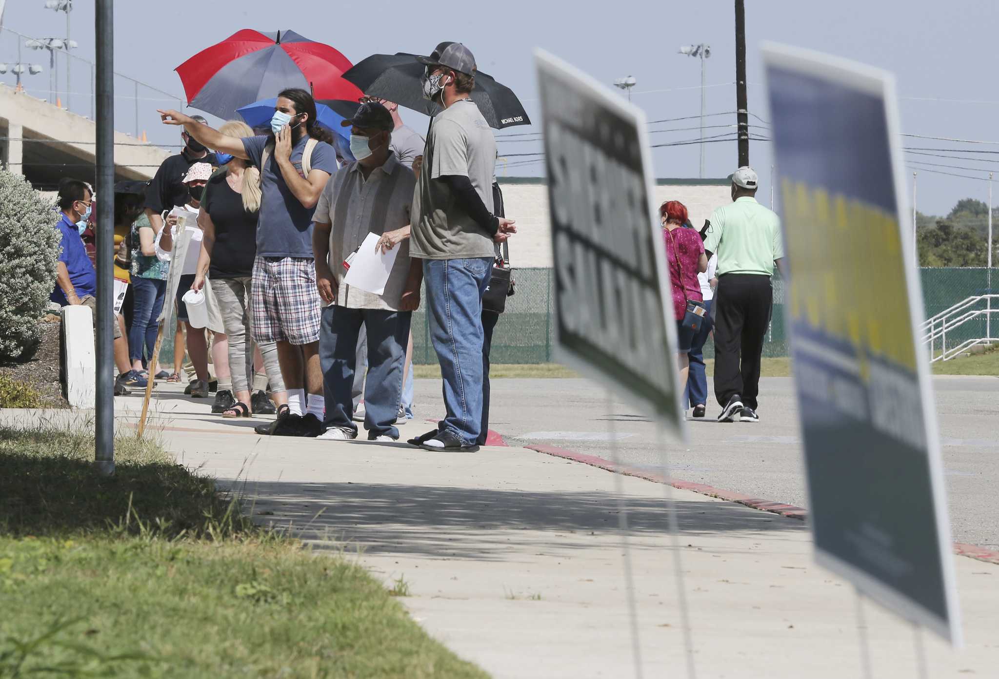 As San Antonio enters second day of early voting, thousands more