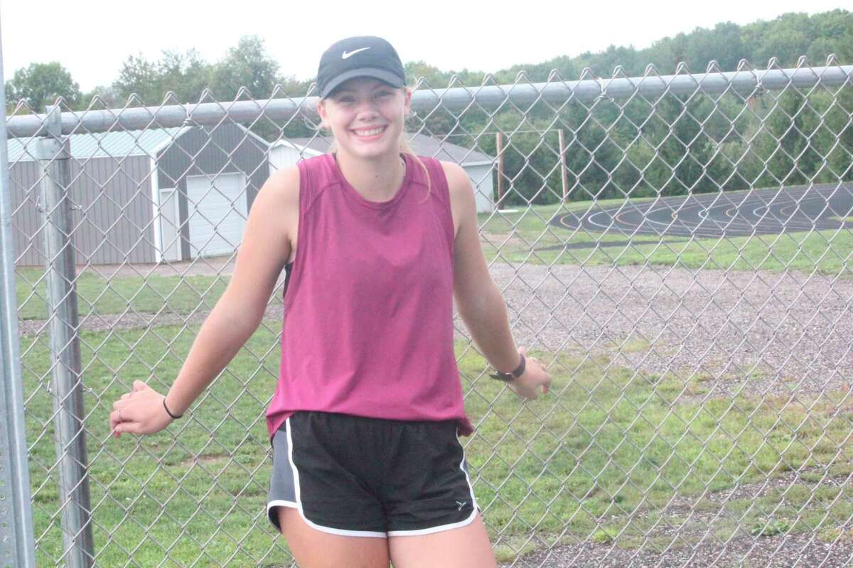 Pine River's Ellie Rigling is in her sophomore season. (Pioneer photo/John Raffel)