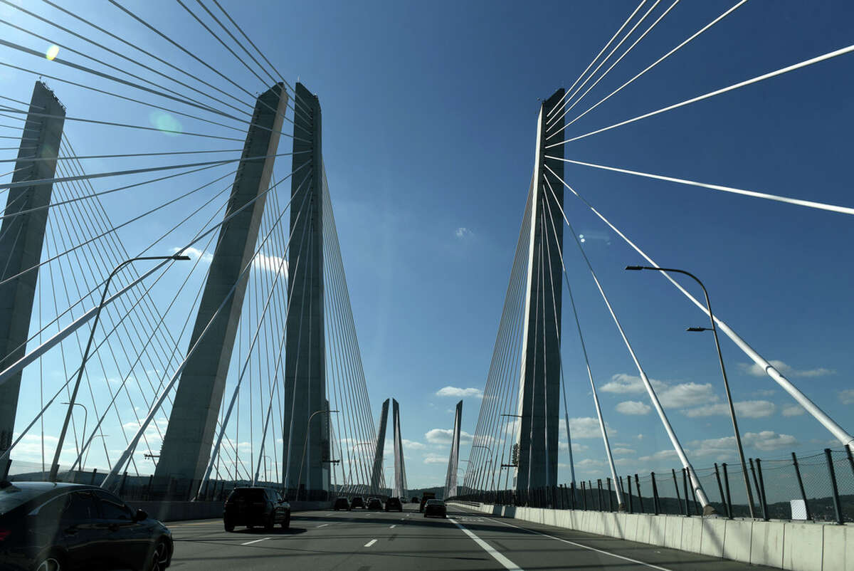 Gov. Mario M. Cuomo's bridge over Interstate 287 over the Hudson River. The southbound lanes will be closed Saturday for emergency repair work, according to the state highway department.