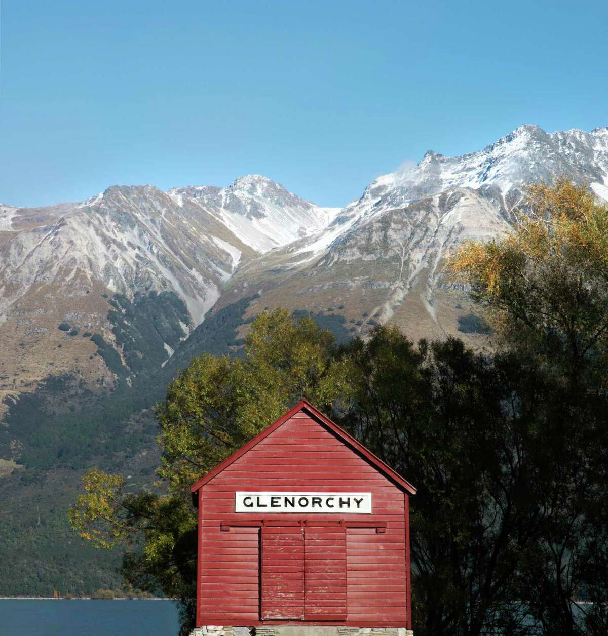 Wharf Shed in Glenorchy, New Zealand, photographed by Frida Berg for the book "Accidentally Wes Anderson" by Wally Koval with Amanda Koval