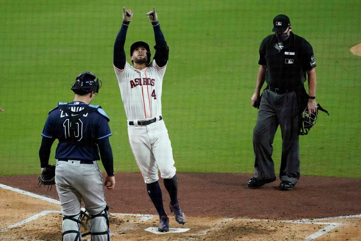 George Springer 15 Avon Old Farms School Winged Beavers Navy Blue Baseball  Jersey 1 — BORIZ