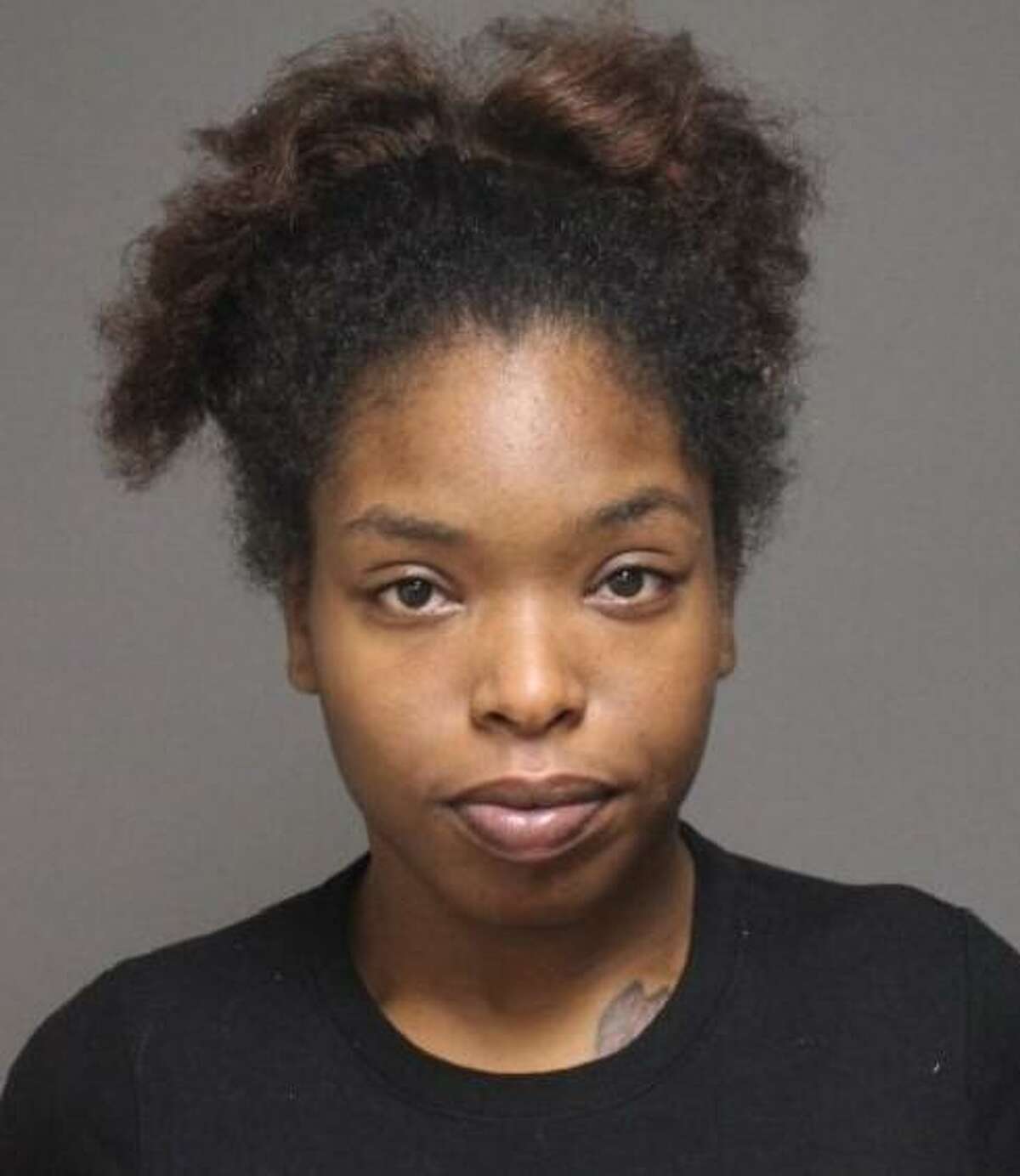 Police say Lasharae Bennet, a 22-year-old Bridgeport resident, was arrested and charged after allegedly robbing an Old Navy.
