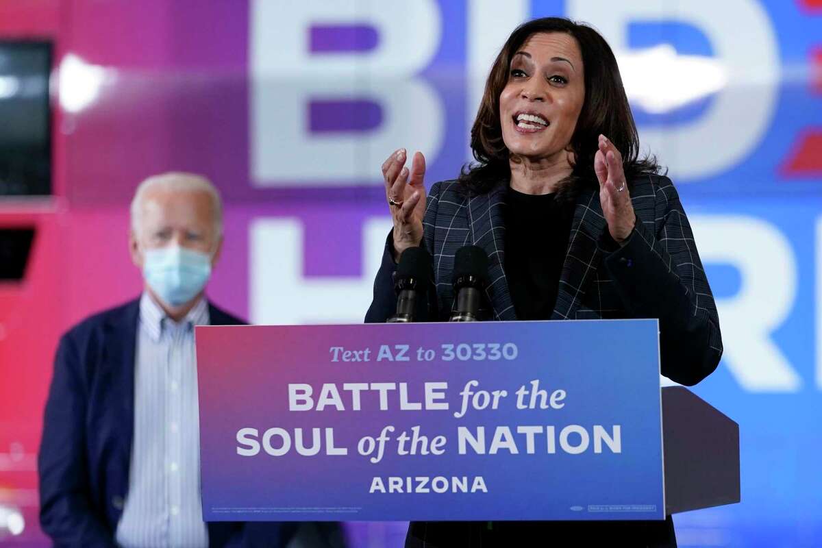 Kamala Harris is set to make multiple campaign stops in Texas days before Election Day. (AP Photo/Carolyn Kaster)