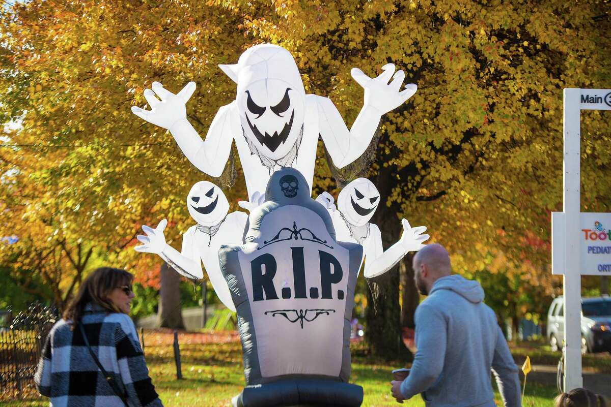 A scary scene from last year's Halloween Walk.