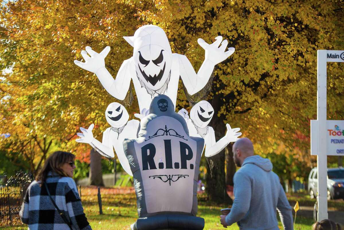 A scary scene from last year’s Halloween Walk.