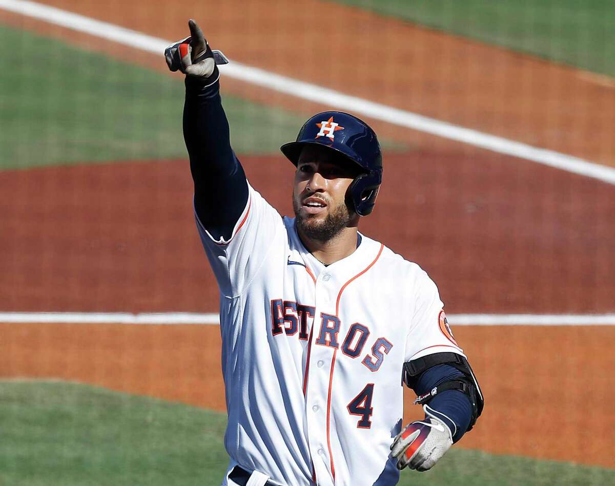 George Springer had the Astros pointed in the right direction with his leadoff home run in Thursday’s Game 5 win over the Rays.