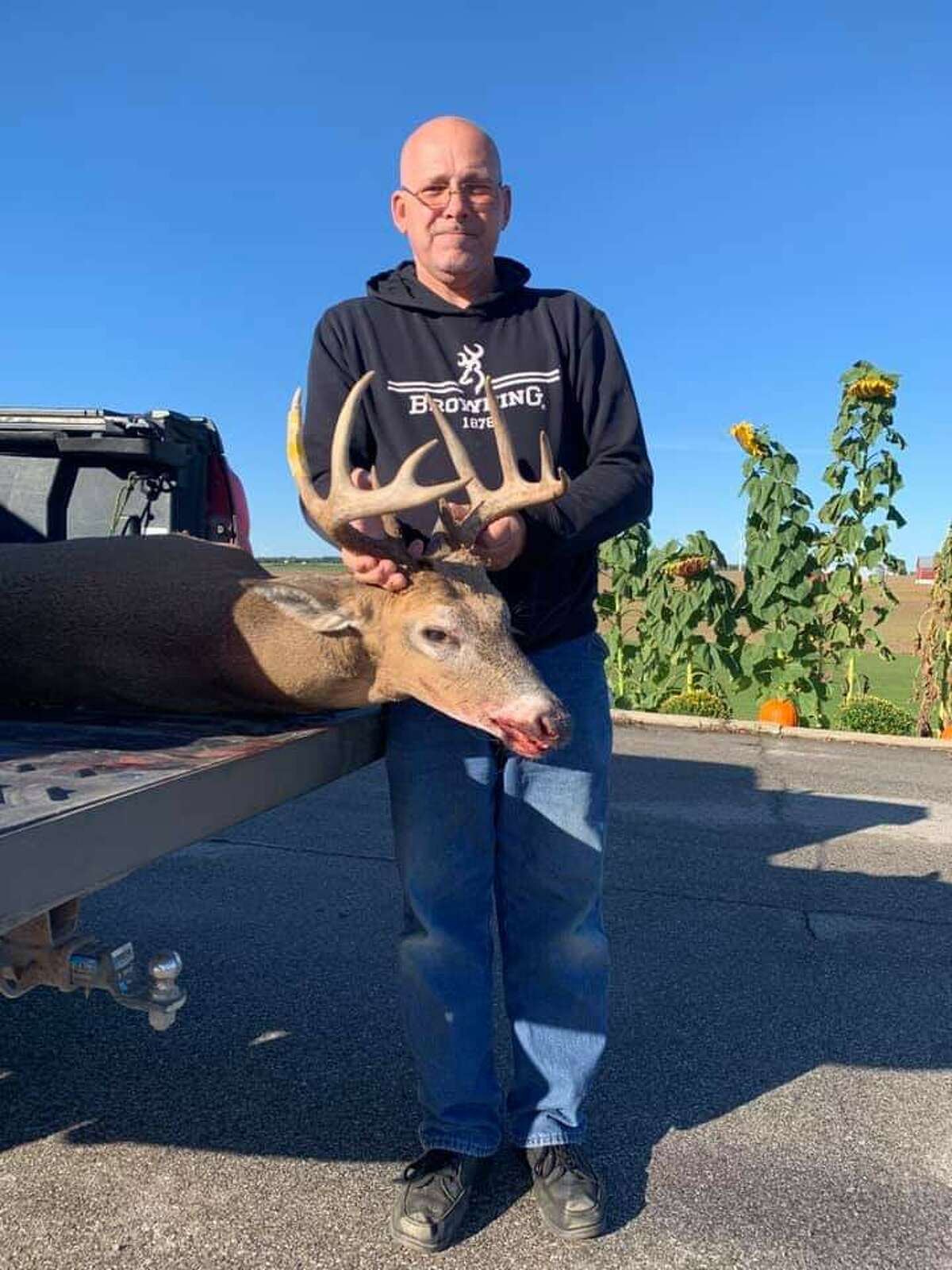 Larry Helm Jr. bagged this 10-point Huron County buck.