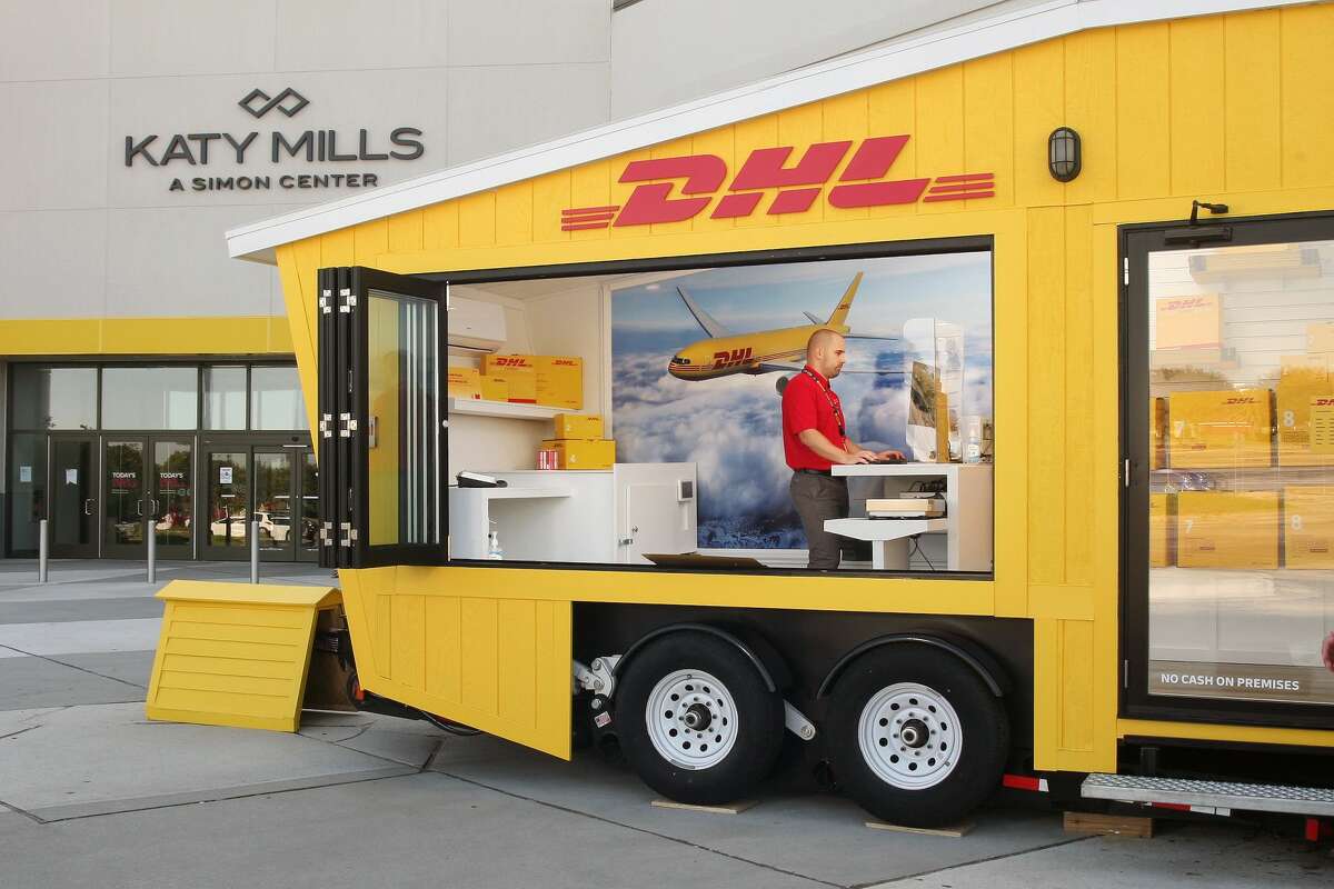 DHL Express rolls into Houston area with mobile popup store