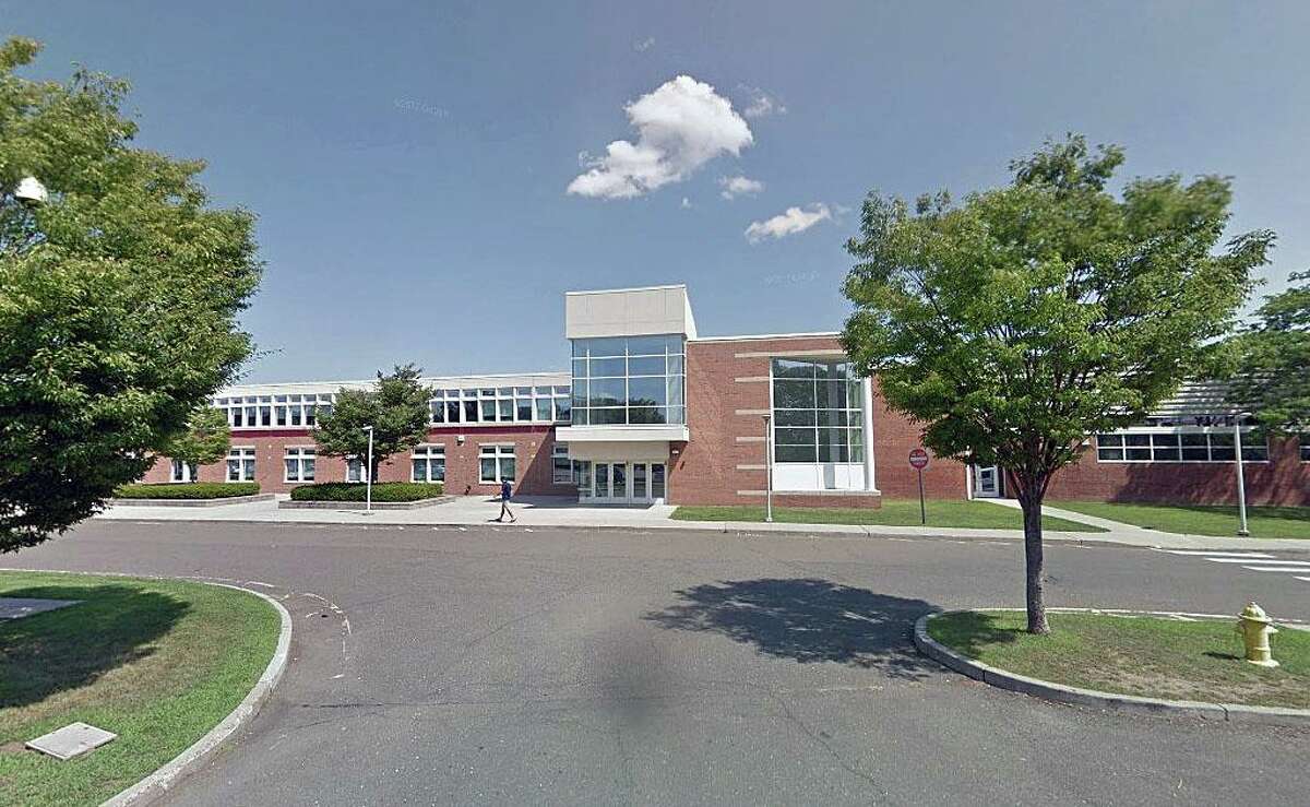 A file photo of the Brien McMahon High School in Norwalk, Conn.